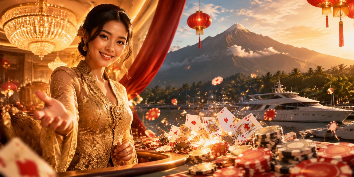 Pemain Sabah menikmati permainan Teen Patti dalam pakaian kebaya